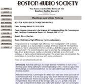 Tablet Screenshot of bostonaudiosociety.org